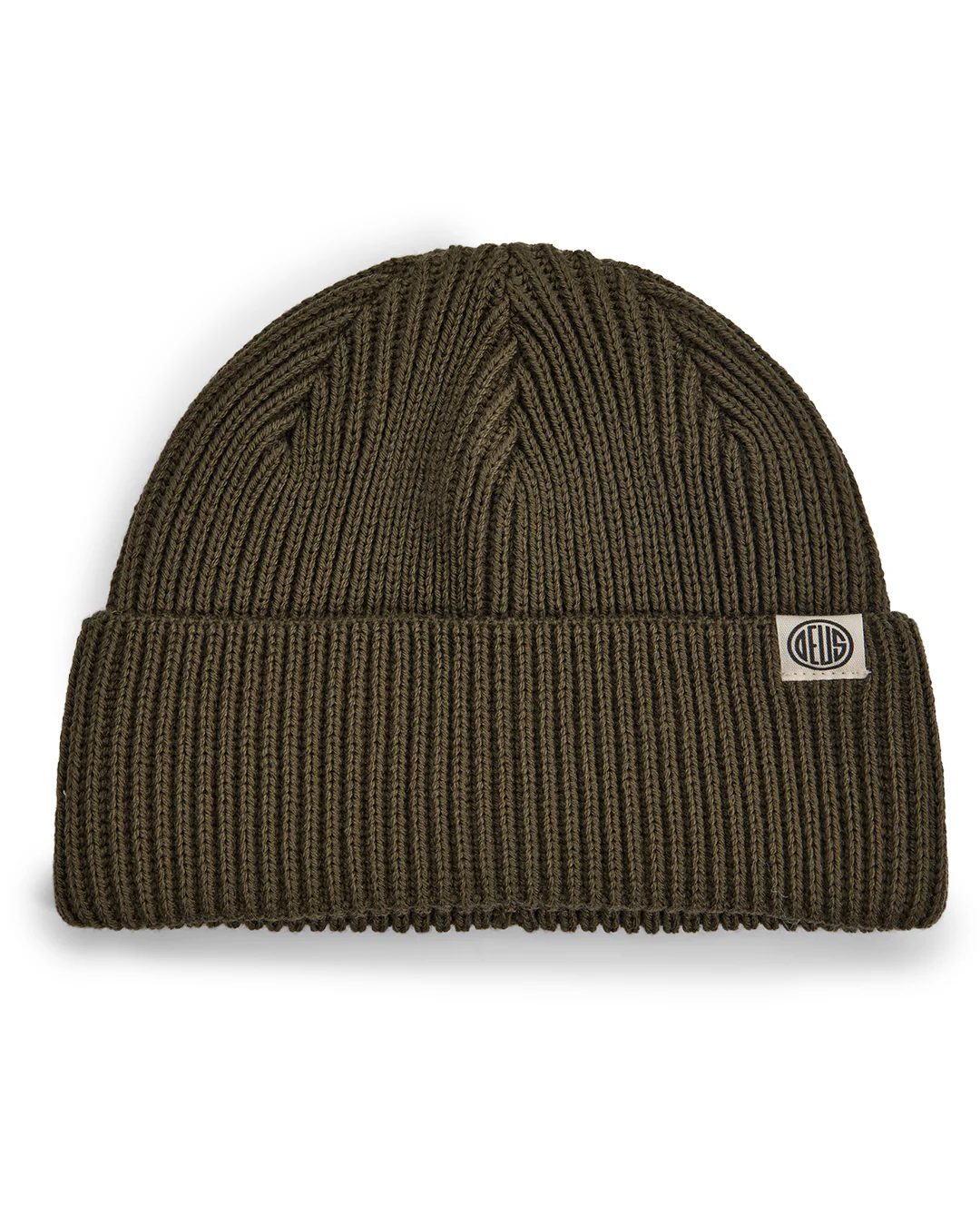 Pill Merino Beanie - Dark Olive