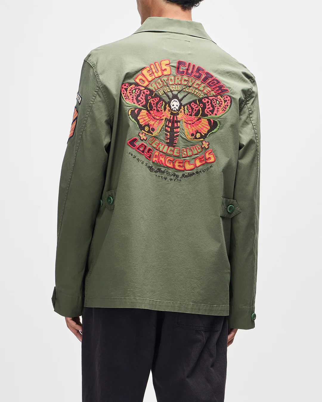 Power Overshirt - Pine Green - Image 2