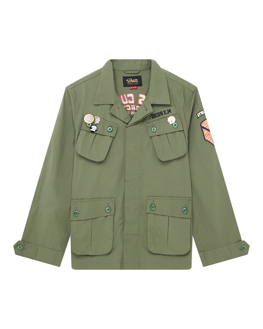 Power Overshirt - Pine Green - Image 3