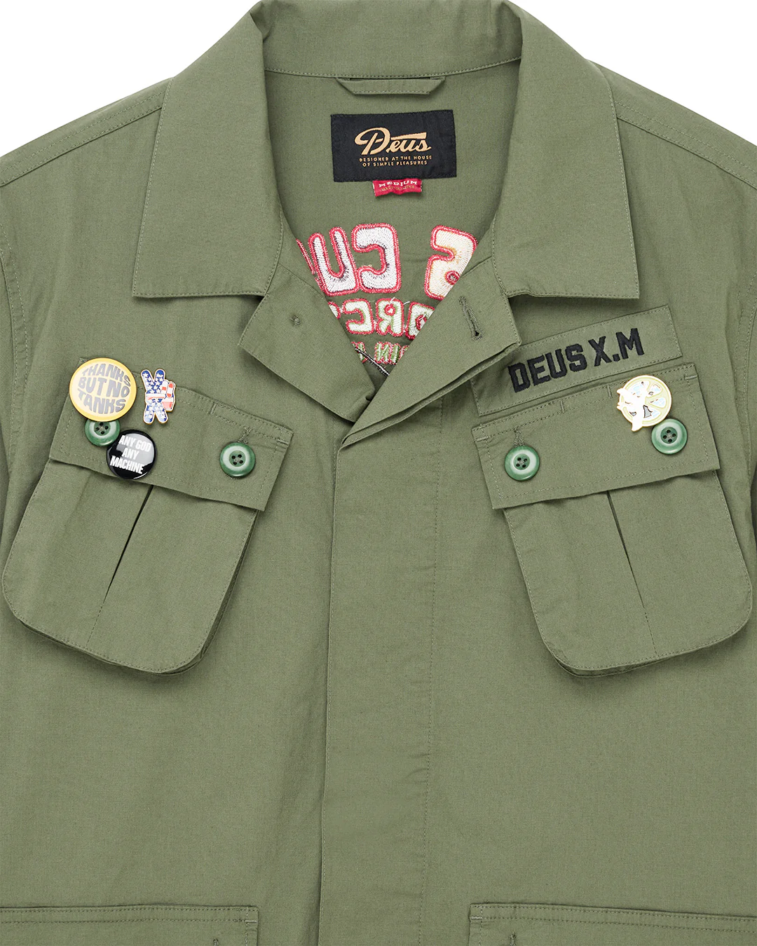 Power Overshirt - Pine Green - Image 7