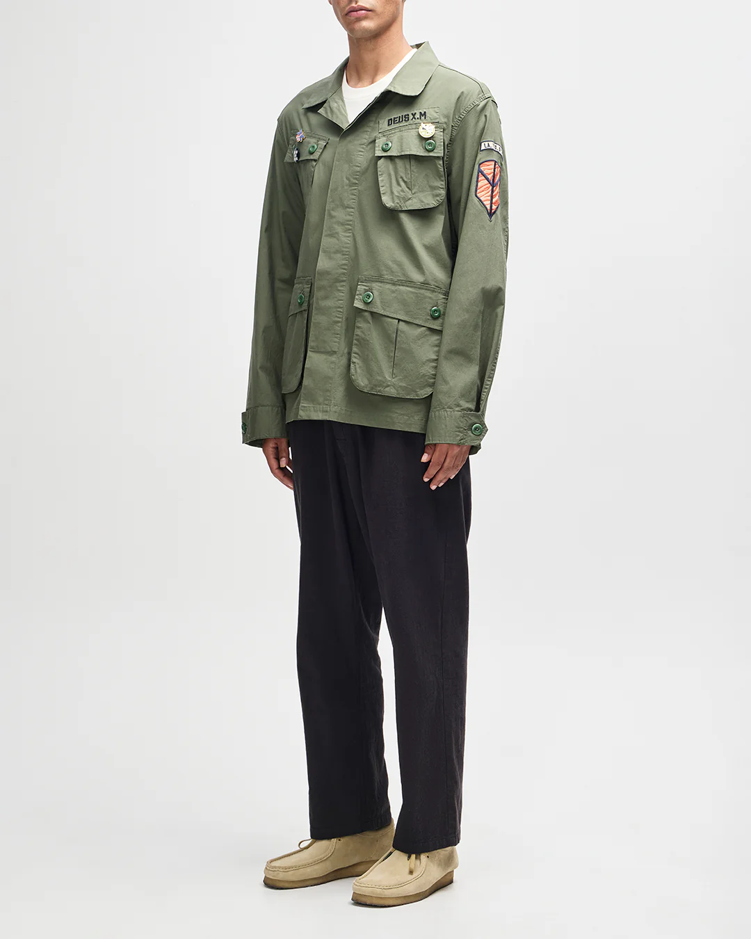 Power Overshirt - Pine Green - Image 9