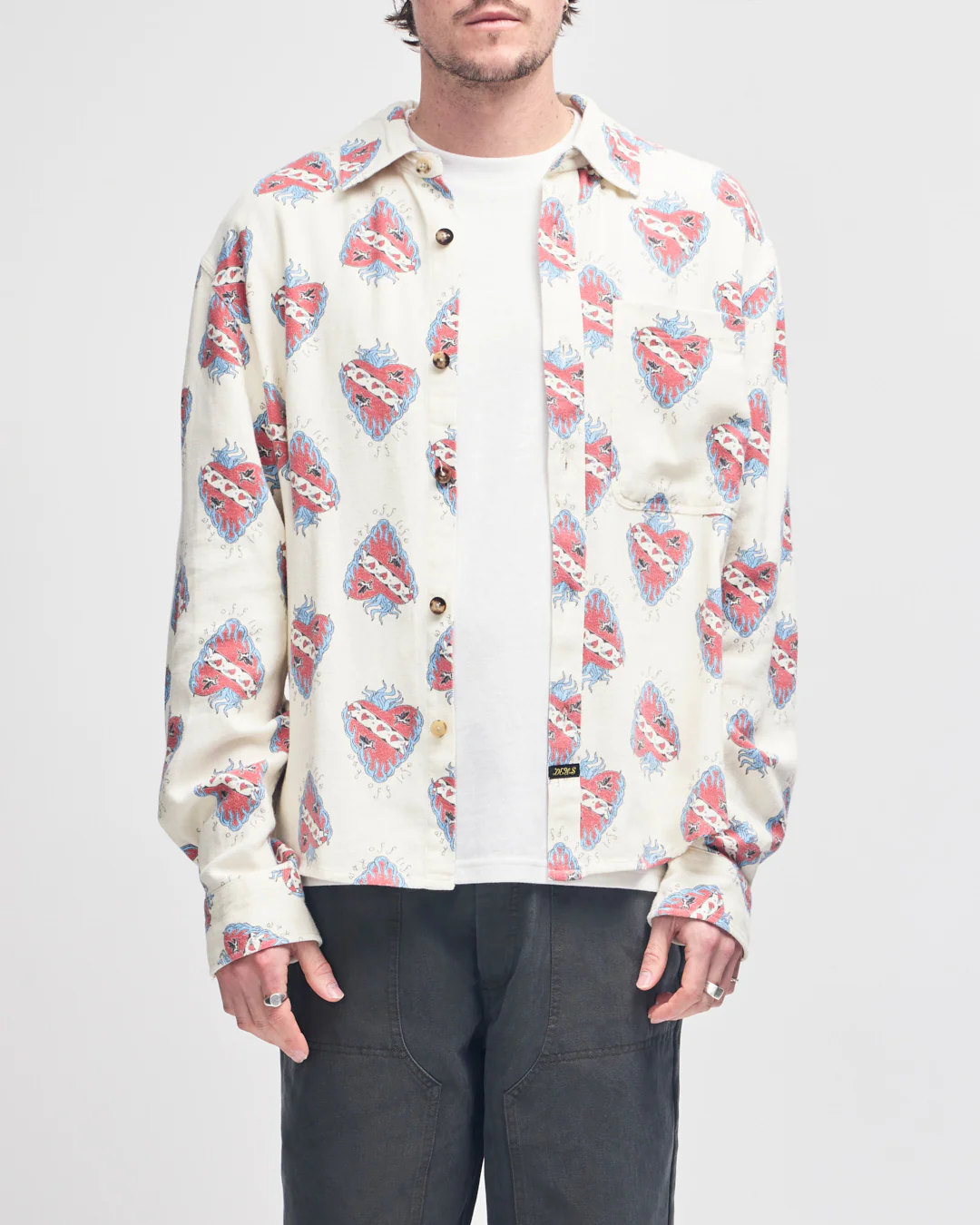 Priceless Advice Ls Shirt - Vintage White