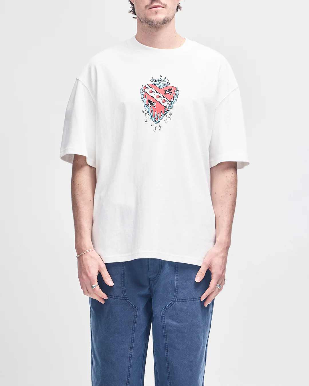 Priceless Advice Os Tee - Vintage White