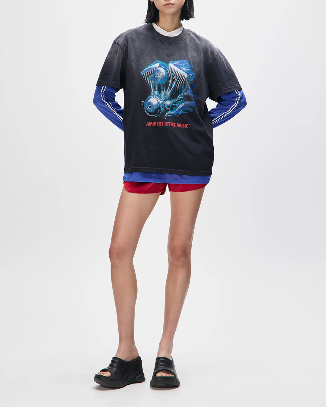 Productive Hum Tee - Anthracite - Image 8
