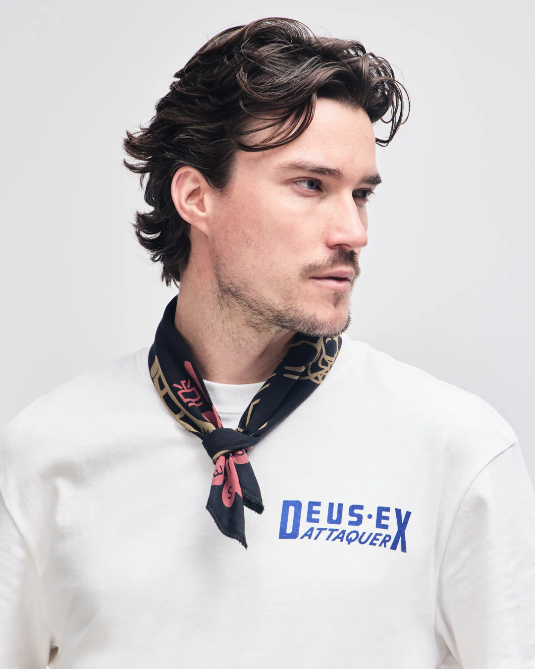 Deus Ex Attaquer Puncture Bandana - Black Beauty