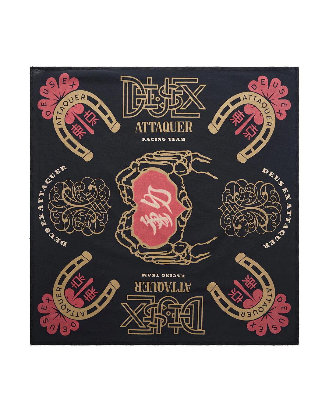 Deus Ex Attaquer Puncture Bandana - Black Beauty - Image 3