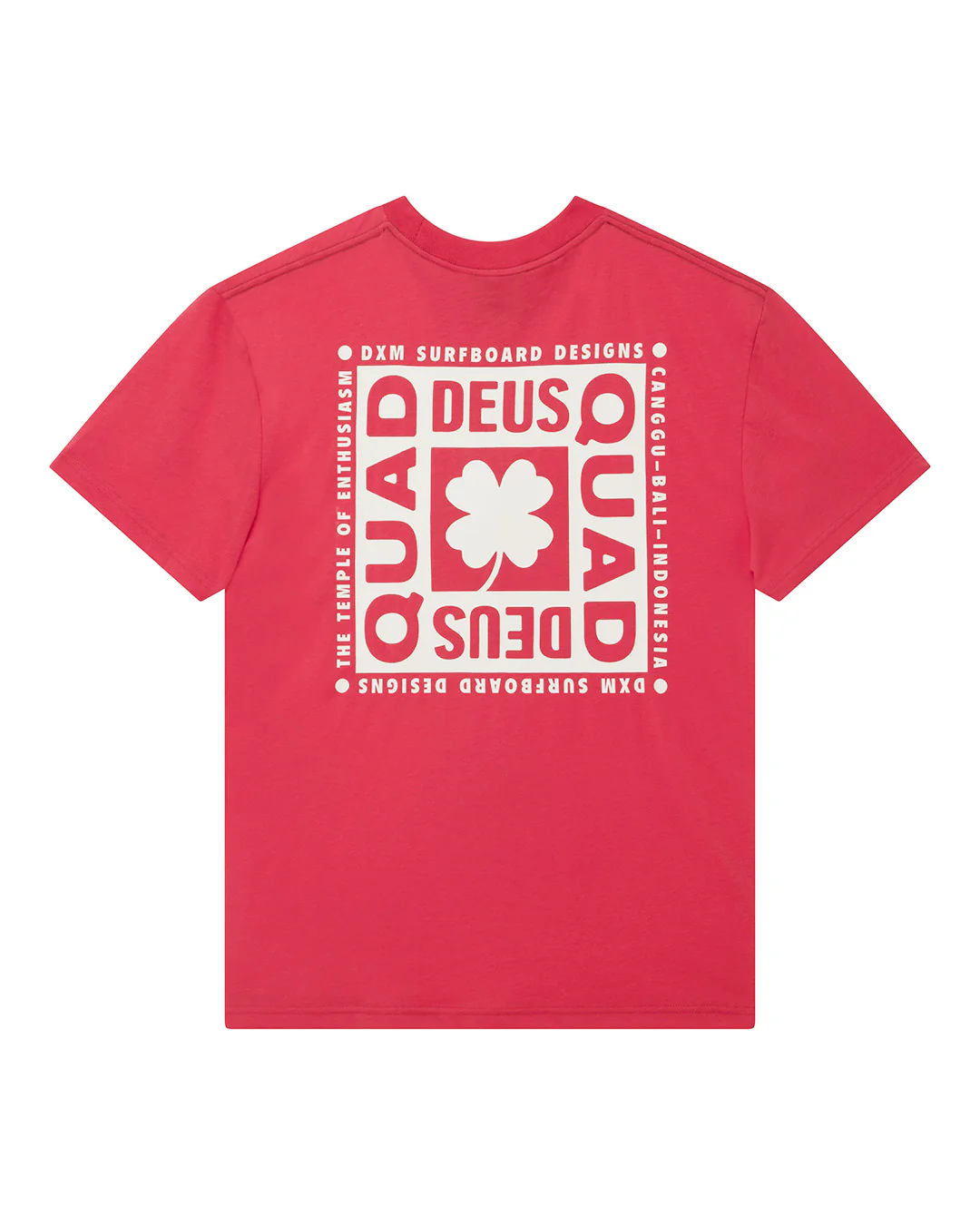 Quad Tee - Melon Red - Image 4