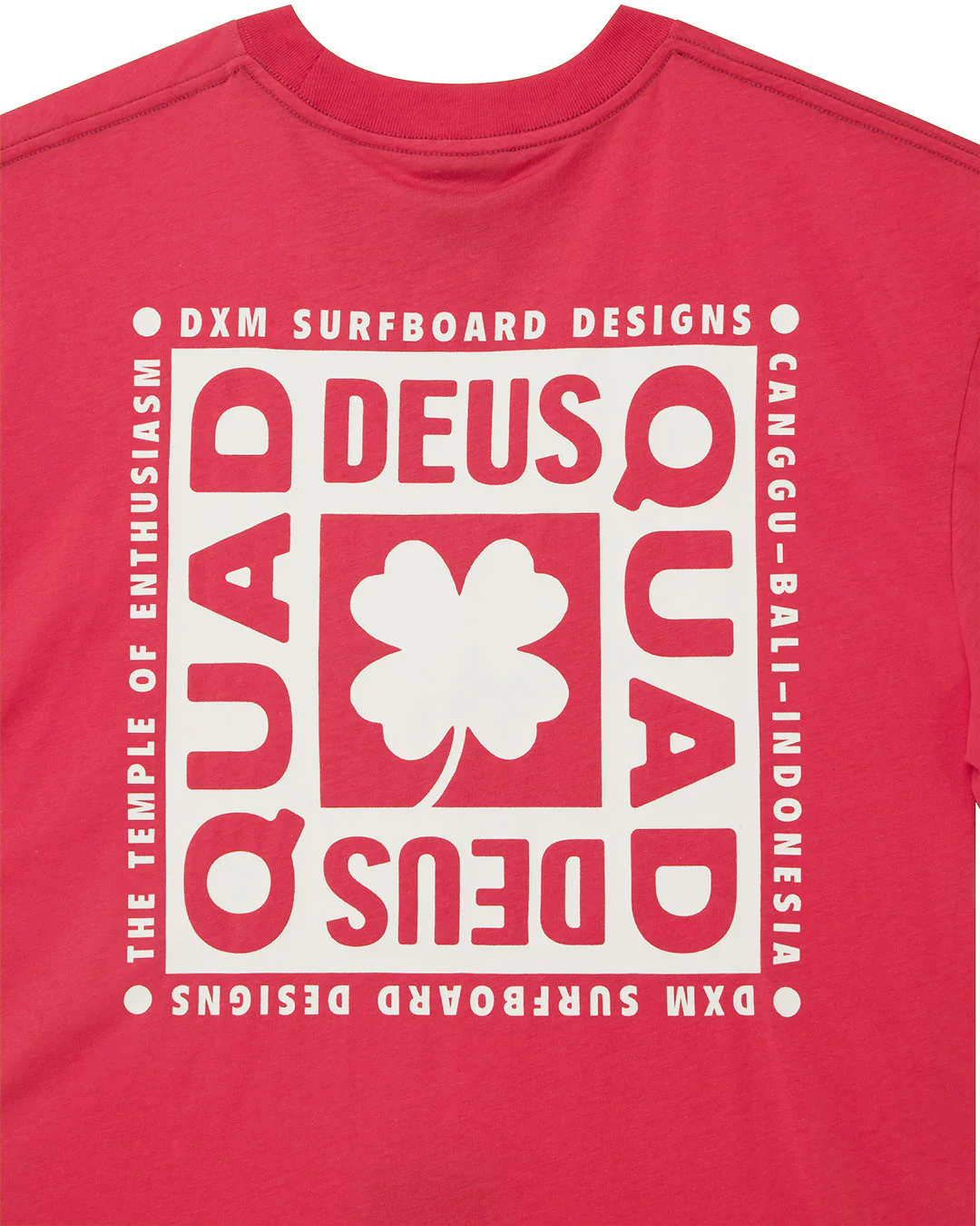 Quad Tee - Melon Red - Image 8