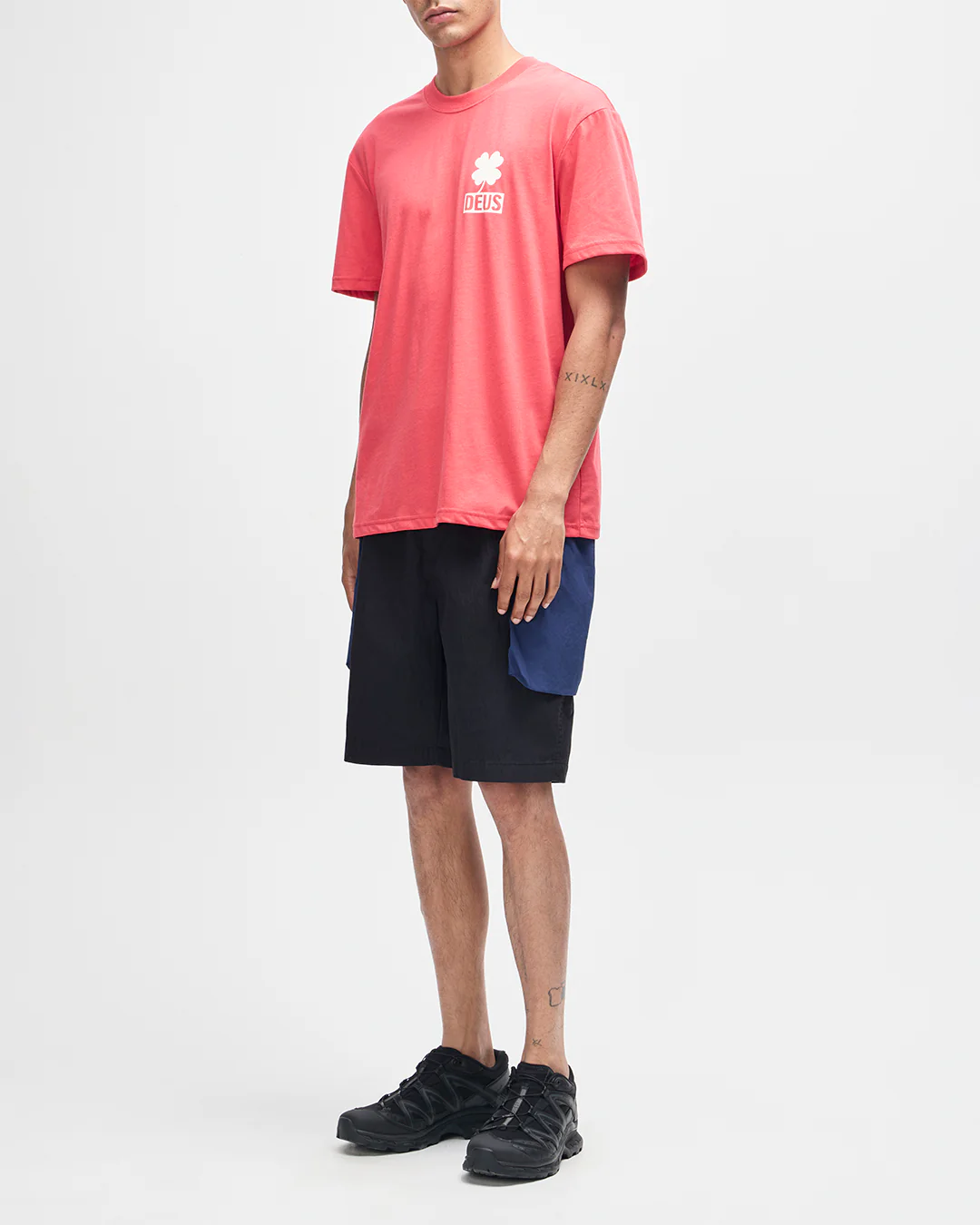 Quad Tee - Melon Red - Image 9