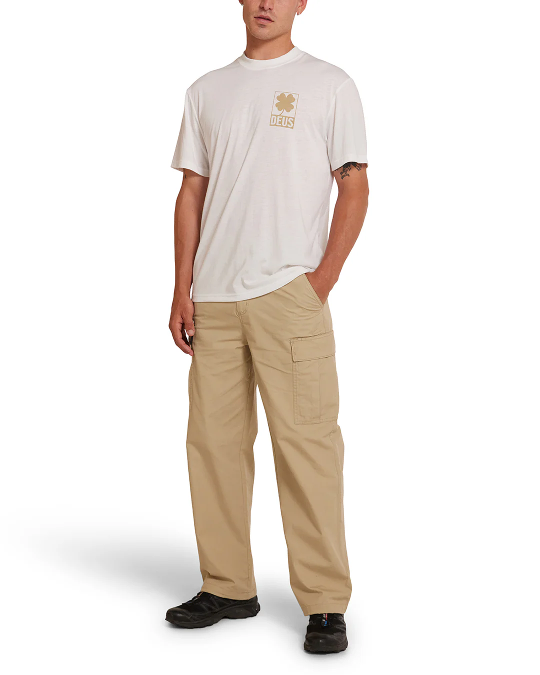 Quad Tee - Vintage White - Image 5