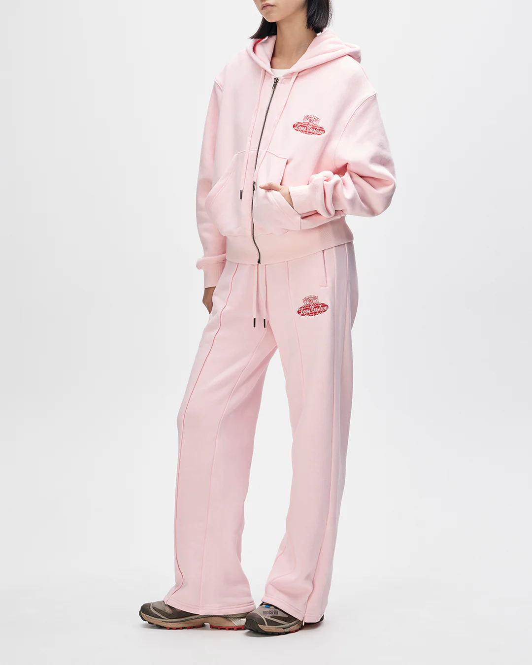 Queens Hoodie - Veiled Pink - Image 6