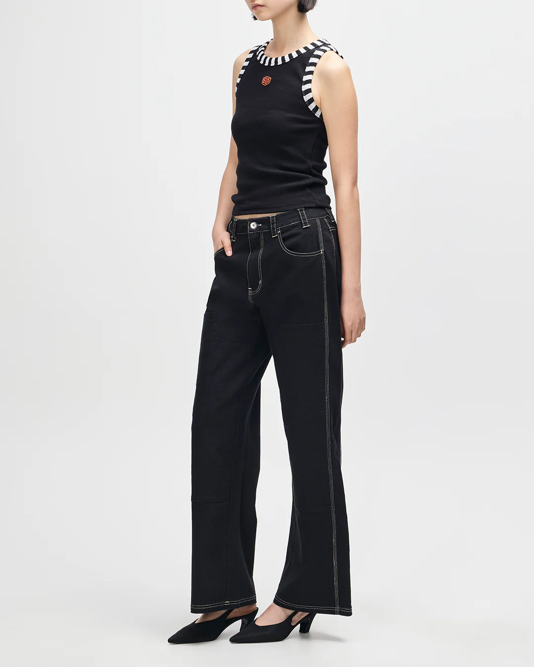 Rally Shield Tank - Black - Image 9