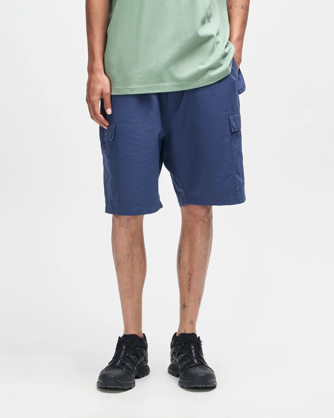 Remi Cargo Short - Mechanic Blue
