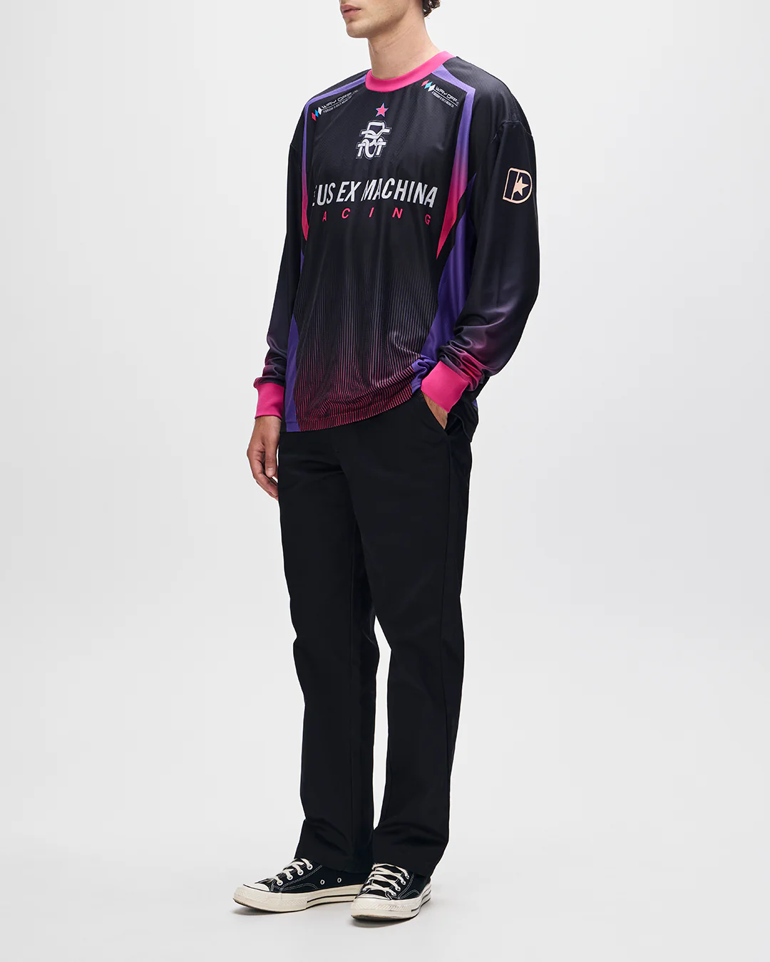 Renegade Moto Jersey - Black - Image 6