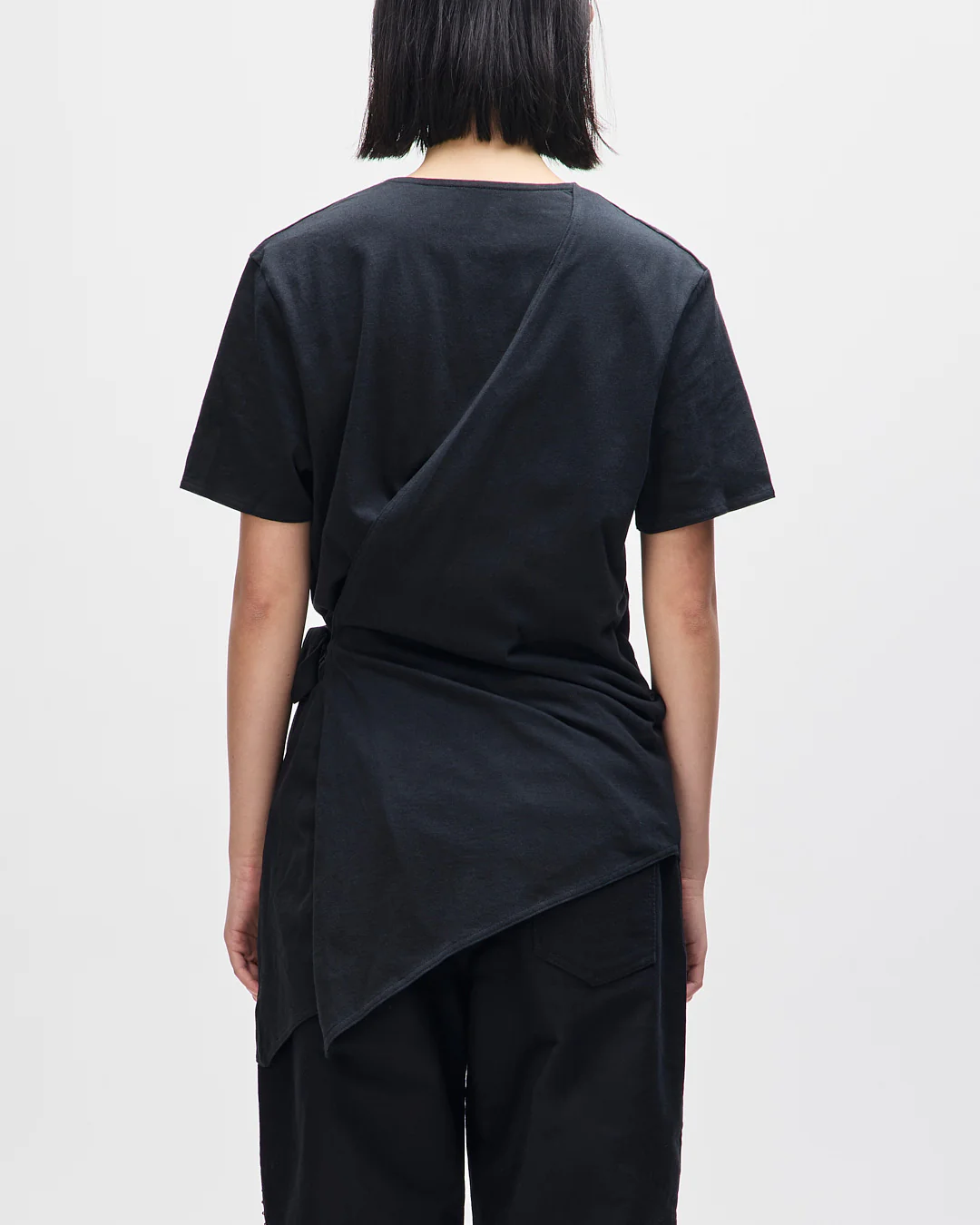 Rogue Wrap Tee - Black - Image 3
