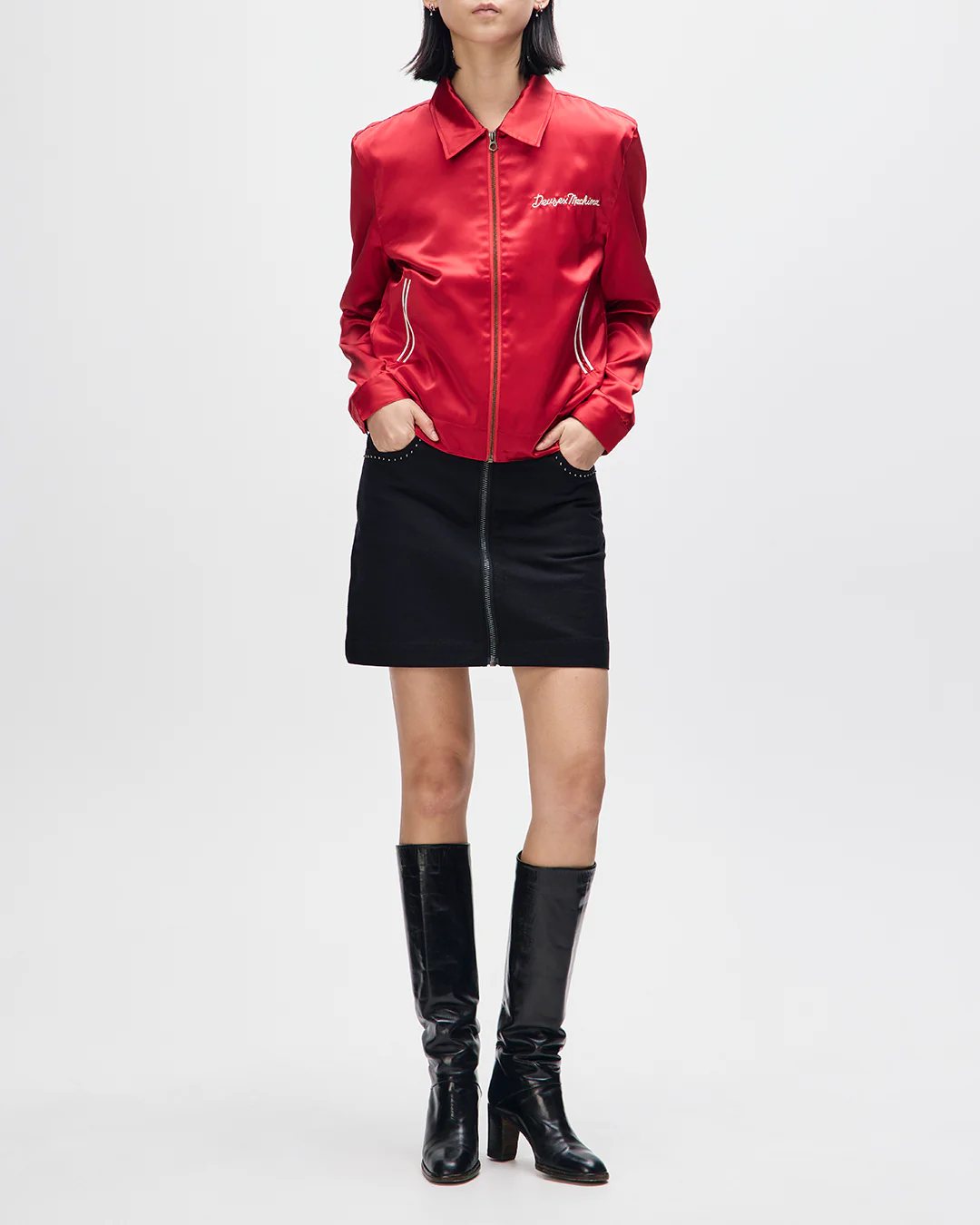 Romance Shirt - Poinsettia Red - Image 6