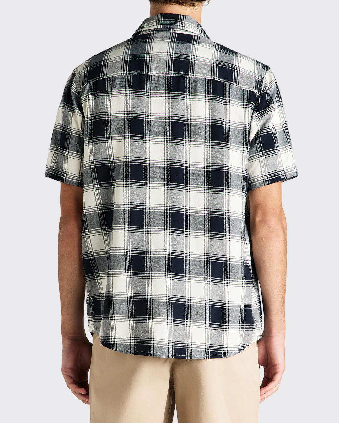 Rossi Work Shirt - Navy Check - Image 2