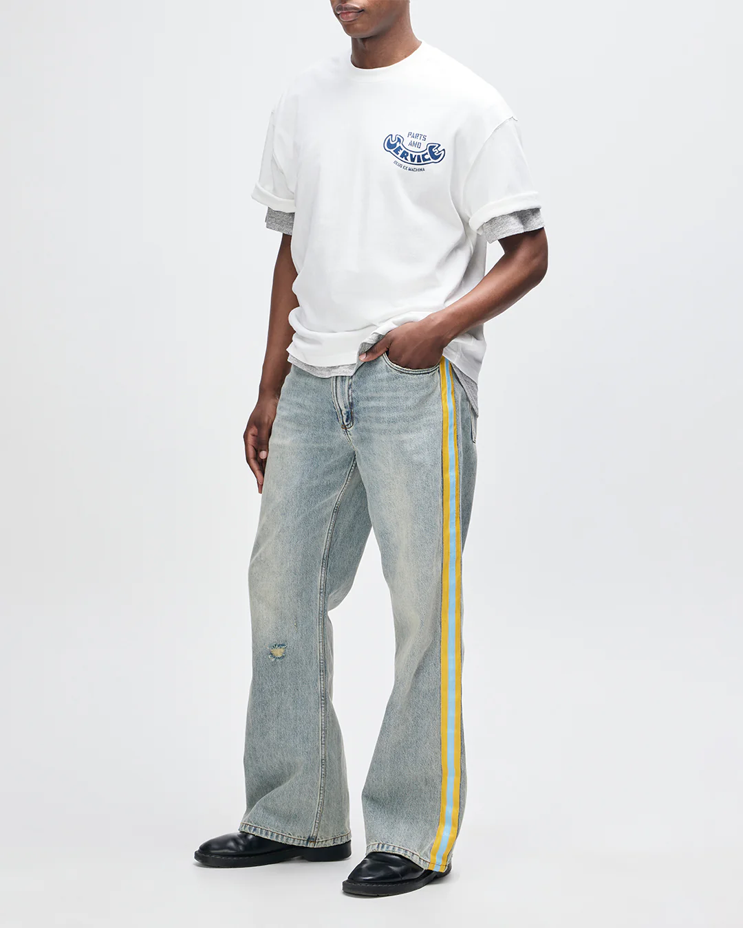 Ruff And Smooth Tee - Vintage White - Image 13