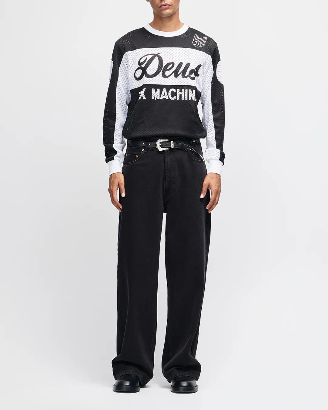 Saber Moto Jersey - Black - Image 6