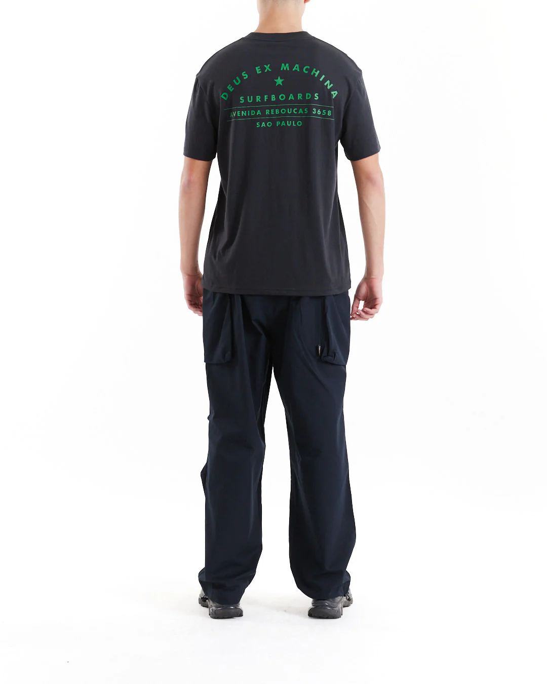 Sao Paulo Surf Address Tee - Black - Image 6