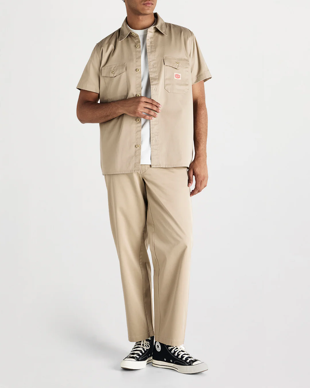 Service Ss Shirt - Khaki - Image 5