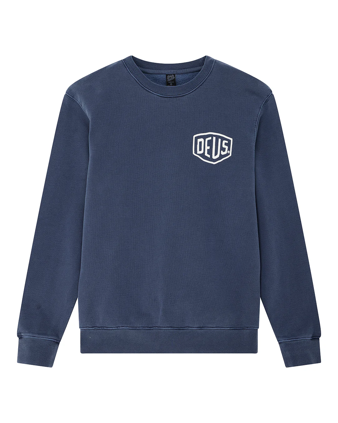 Shield Garment Dyed Crew - Mechanic Blue