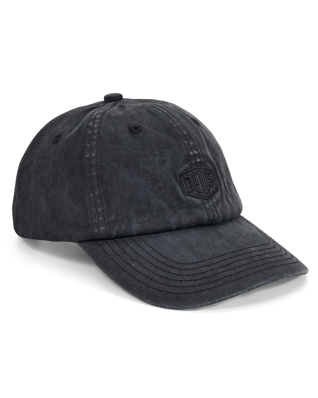 Shield Garment Dyed Dad Cap - Black