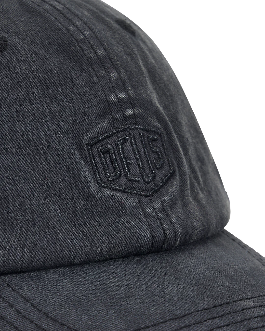 Shield Garment Dyed Dad Cap - Black - Image 3