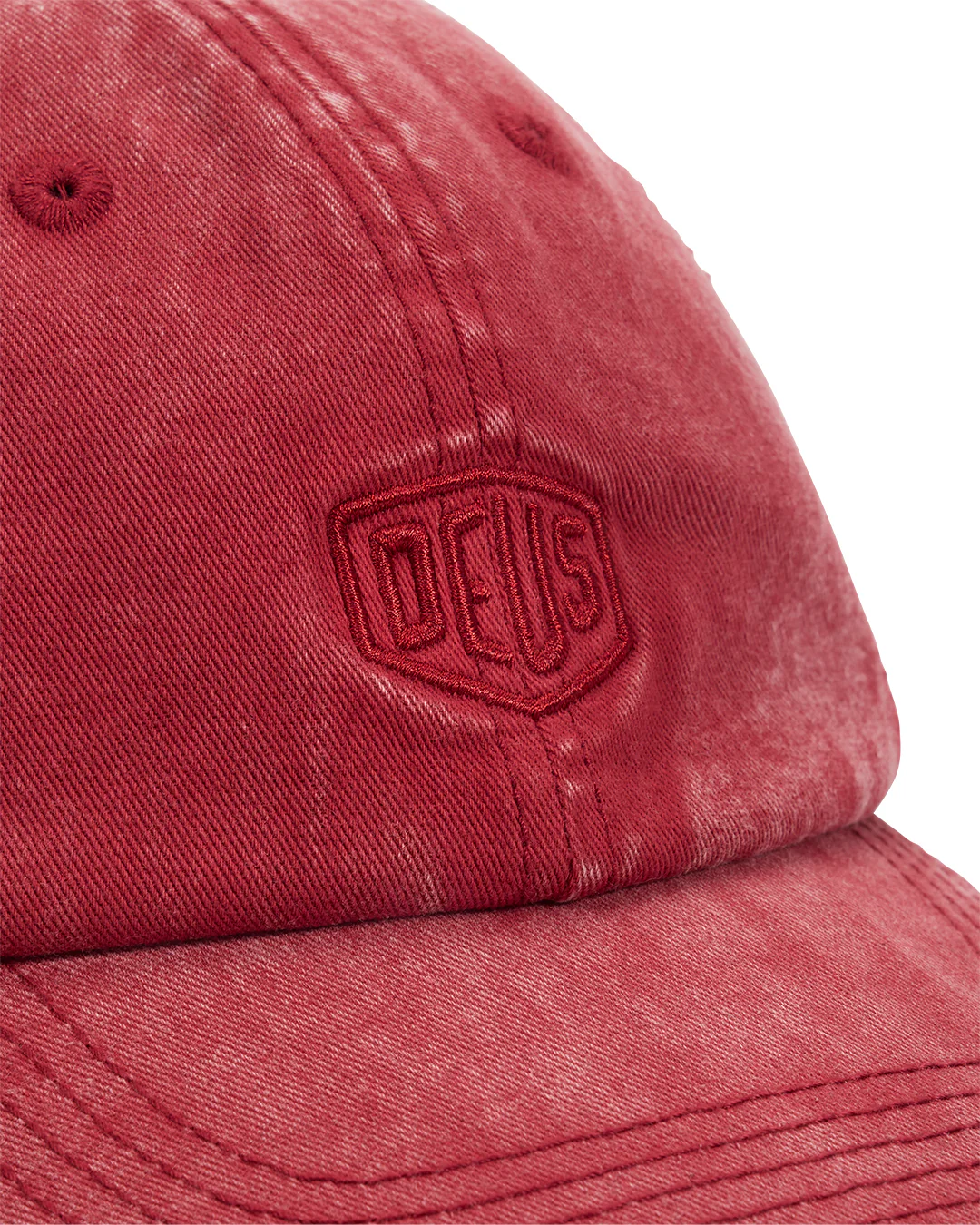 Shield Garment Dyed Dad Cap - Lava Falls Red - Image 3