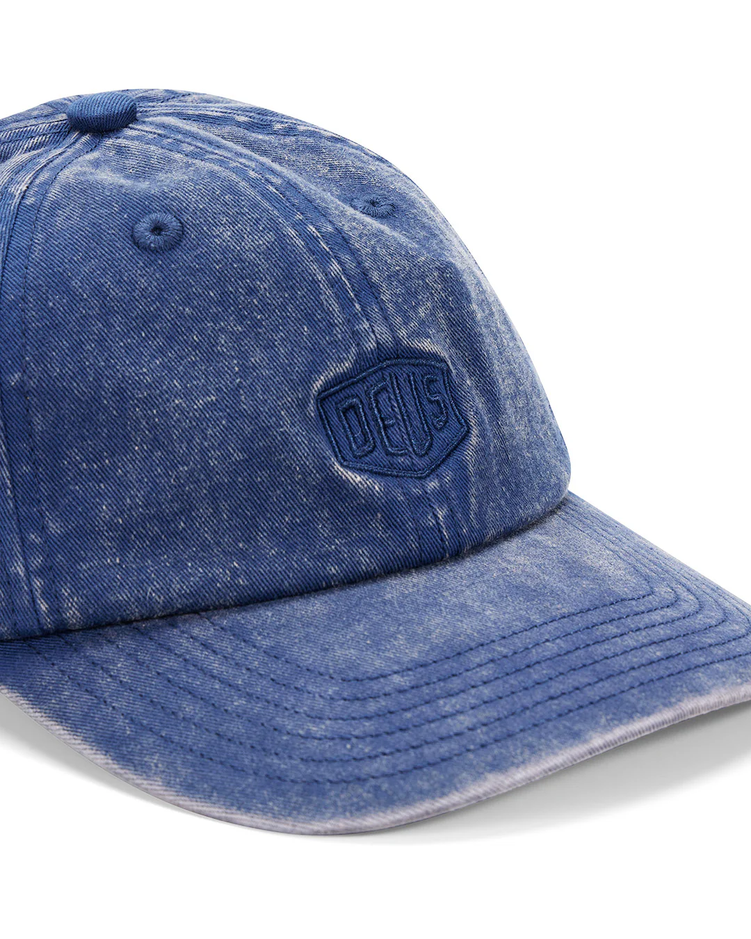Shield Garment Dyed Dad Cap - Mechanic Blue - Image 3
