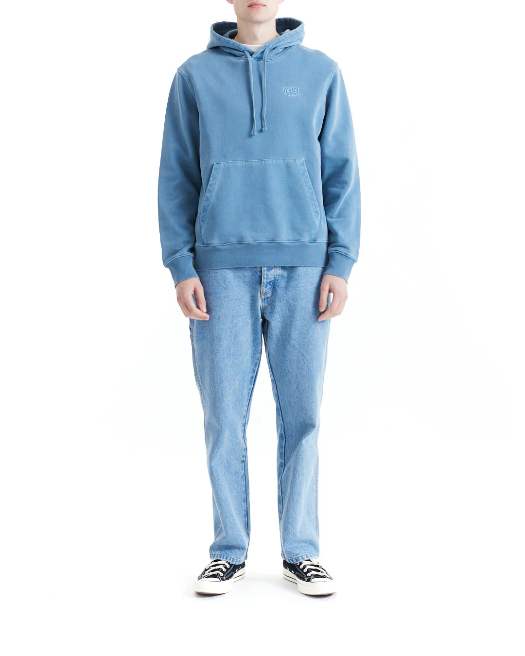 Shield Garment Dyed Hoodie - Legion Blue - Image 3