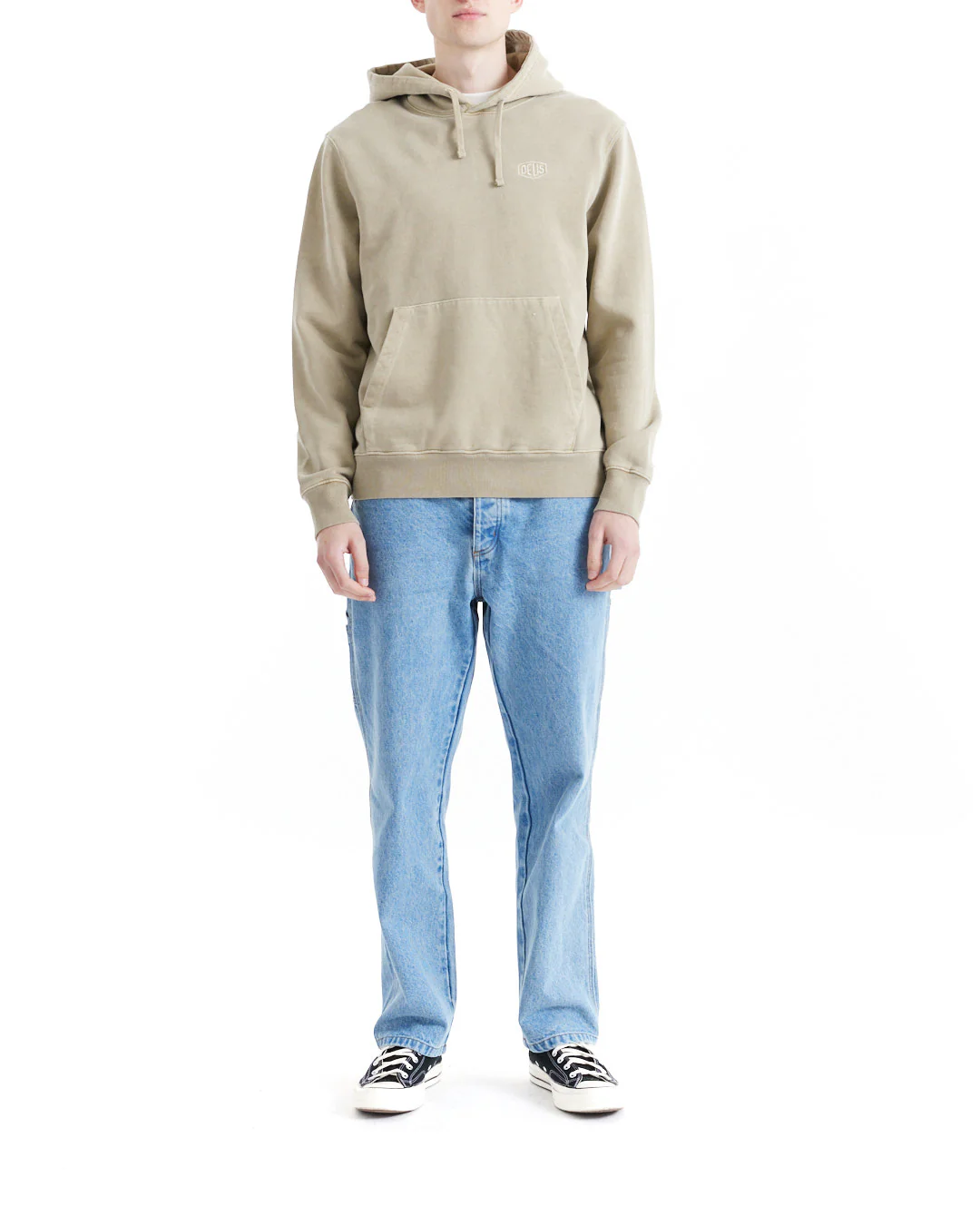 Shield Garment Dyed Hoodie - Safari - Image 3