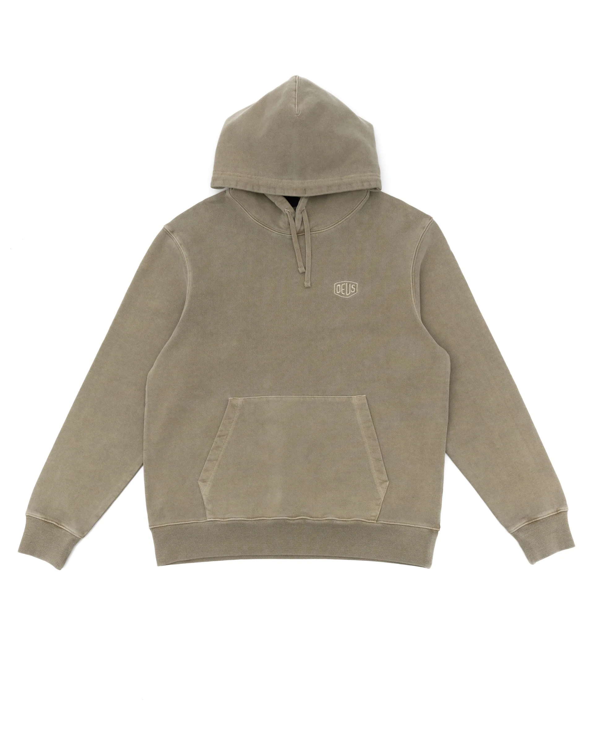 Shield Garment Dyed Hoodie - Safari - Image 5