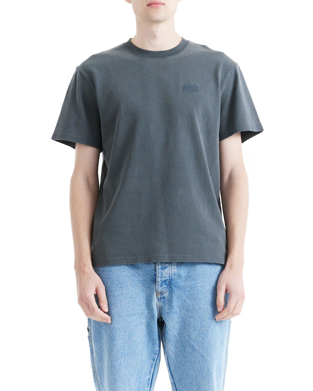 Shield Garment Dyed Tee - Anthracite