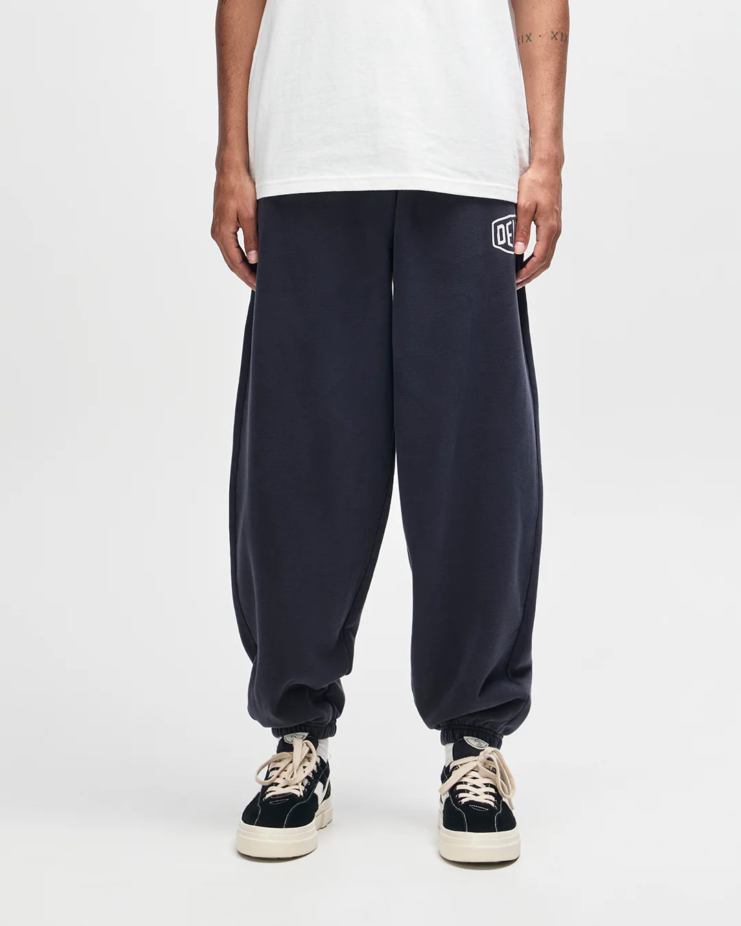 Shield Garment Dyed Track Pant - Black
