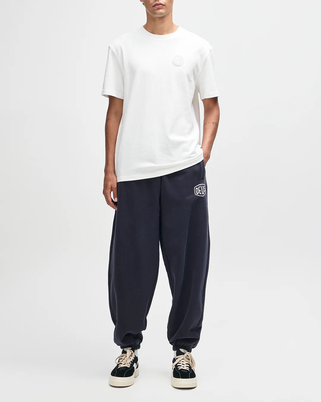 Shield Garment Dyed Track Pant - Black - Image 5