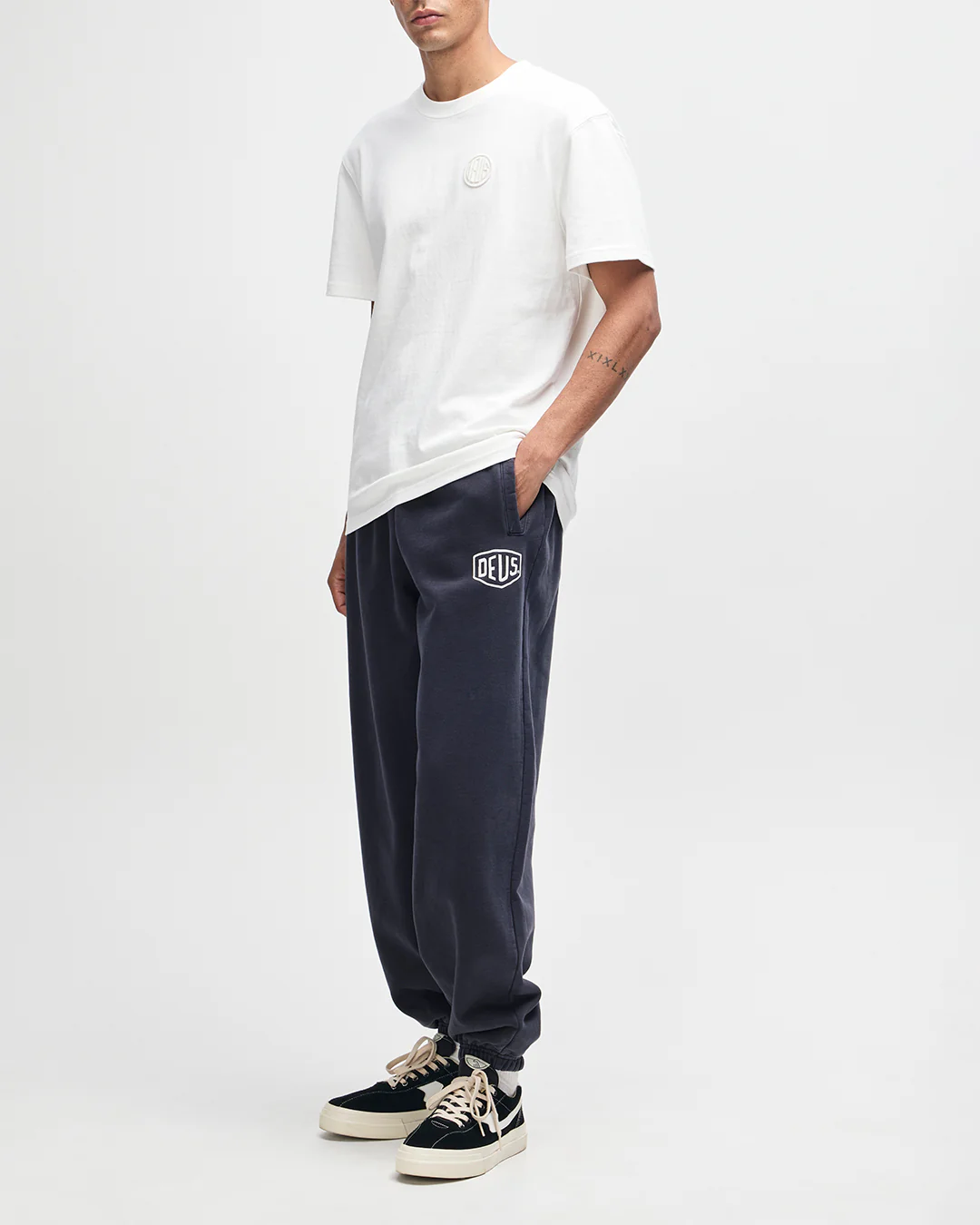 Shield Garment Dyed Track Pant - Black - Image 9