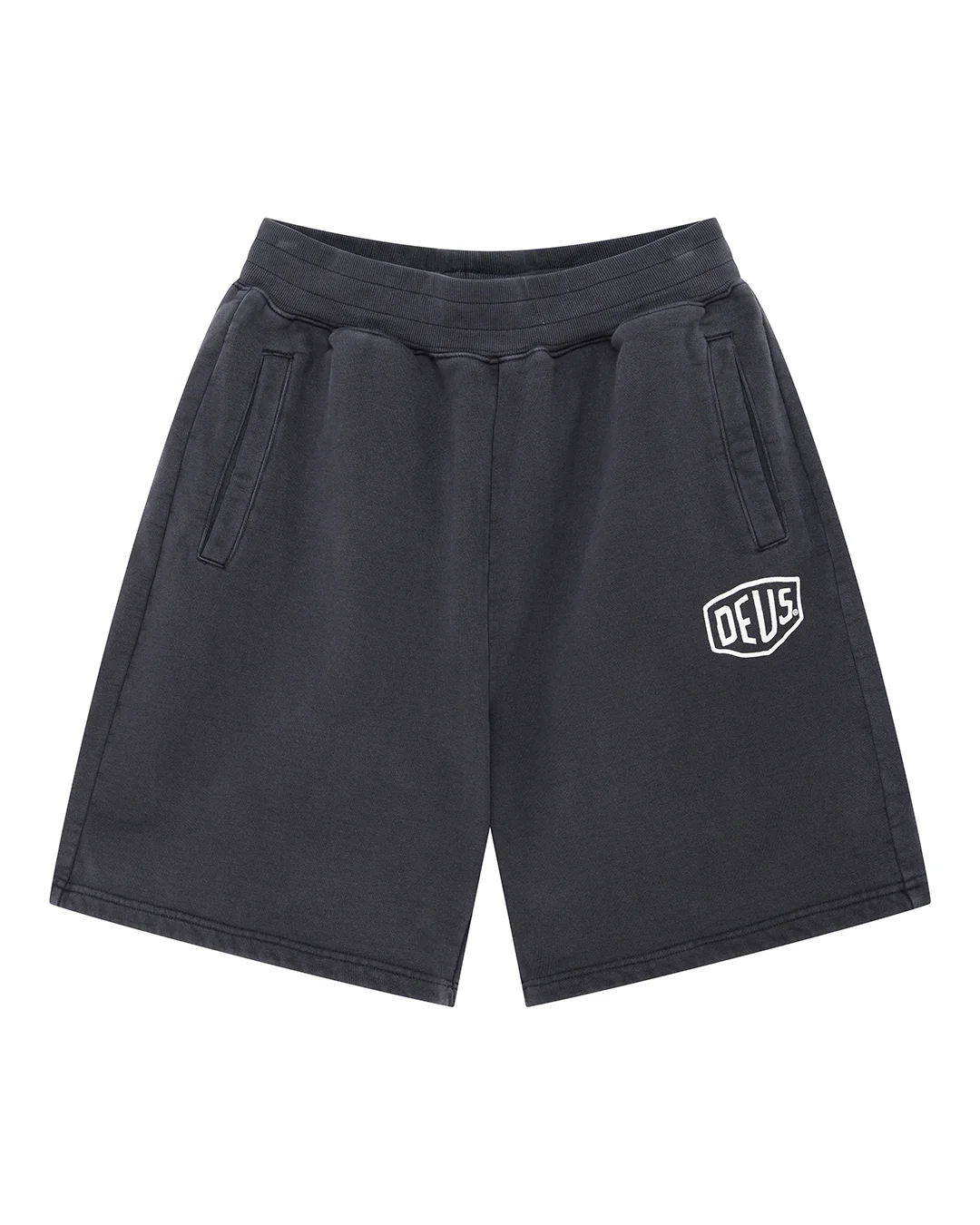Shield Garment Dyed Track Short - Black - Image 3