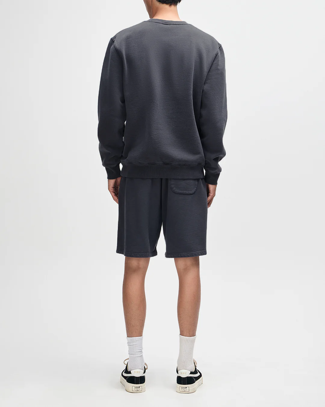 Shield Garment Dyed Track Short - Black - Image 7