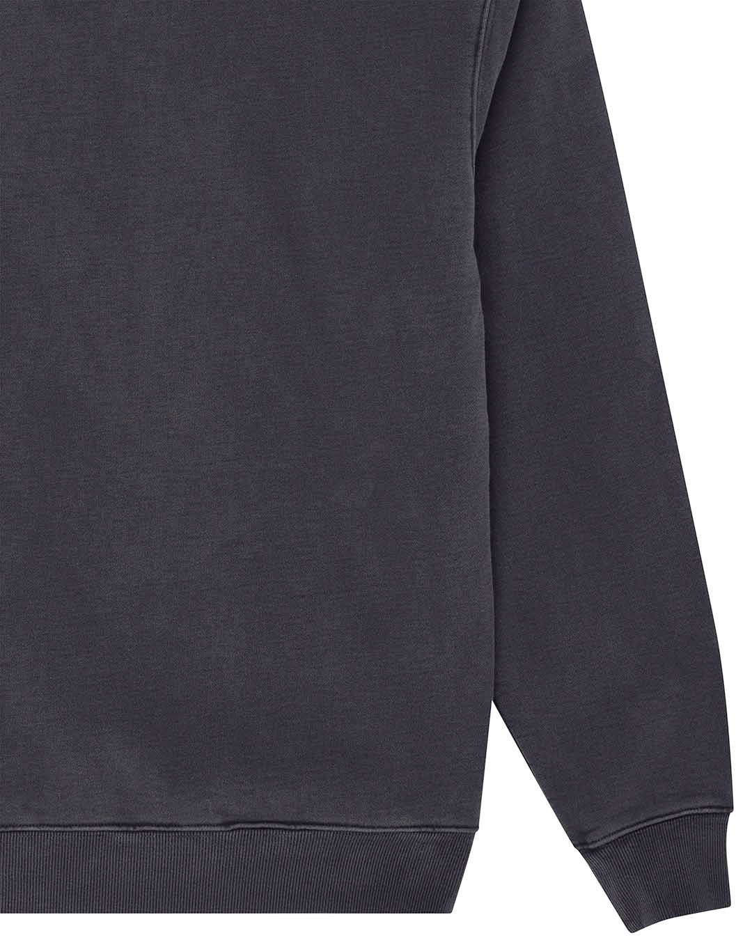 Shield Garment Dyed Zip Hoodie - Black - Image 4