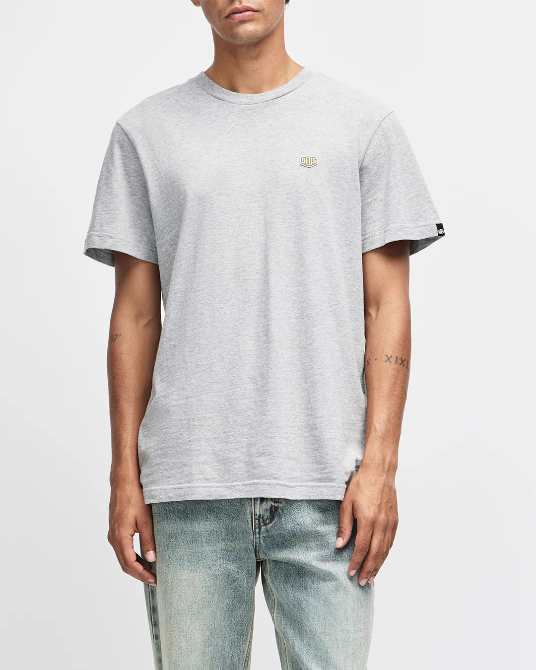 Shield Standard Tee - Grey Marle