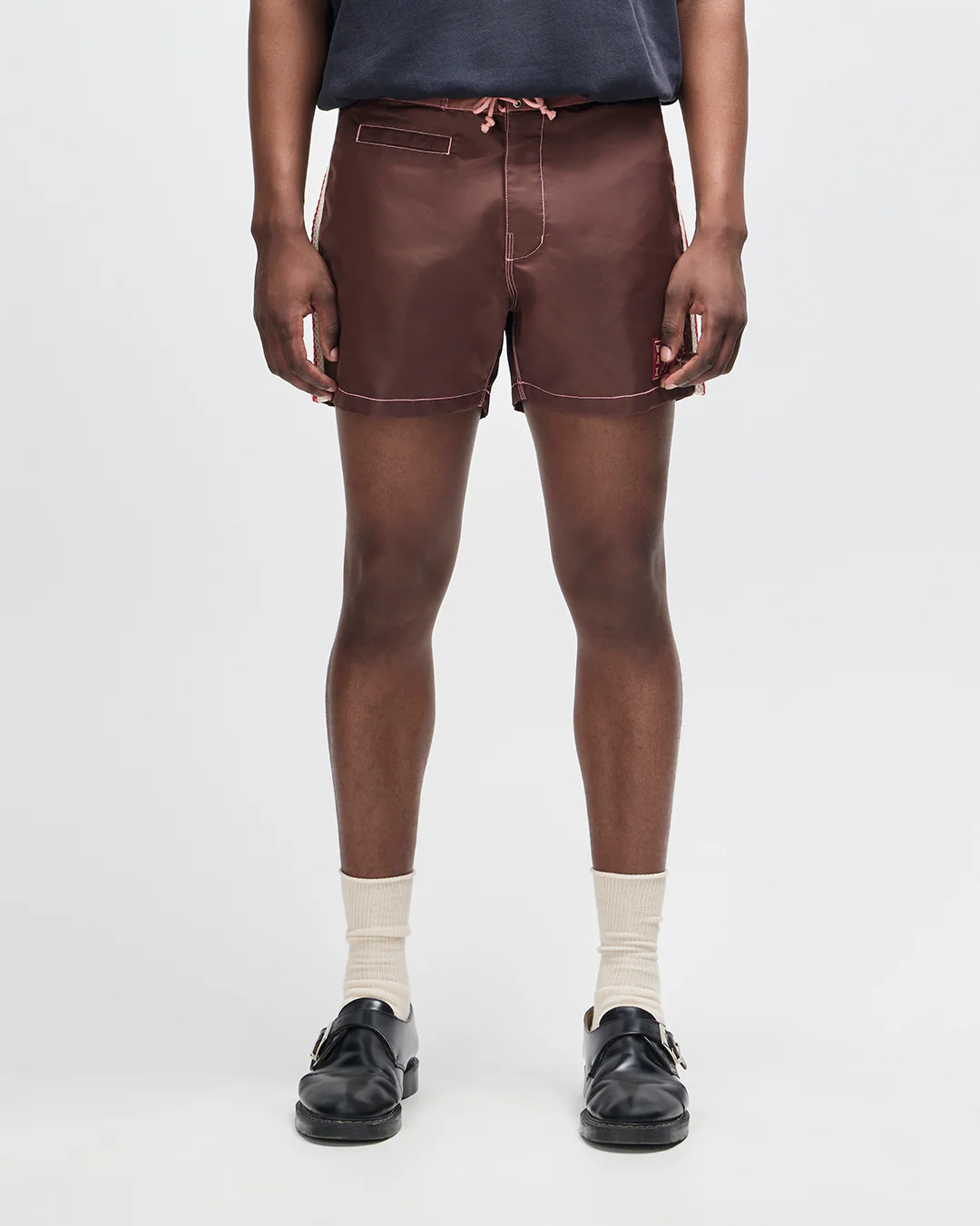 Short Short Boardshort - Ruby Red