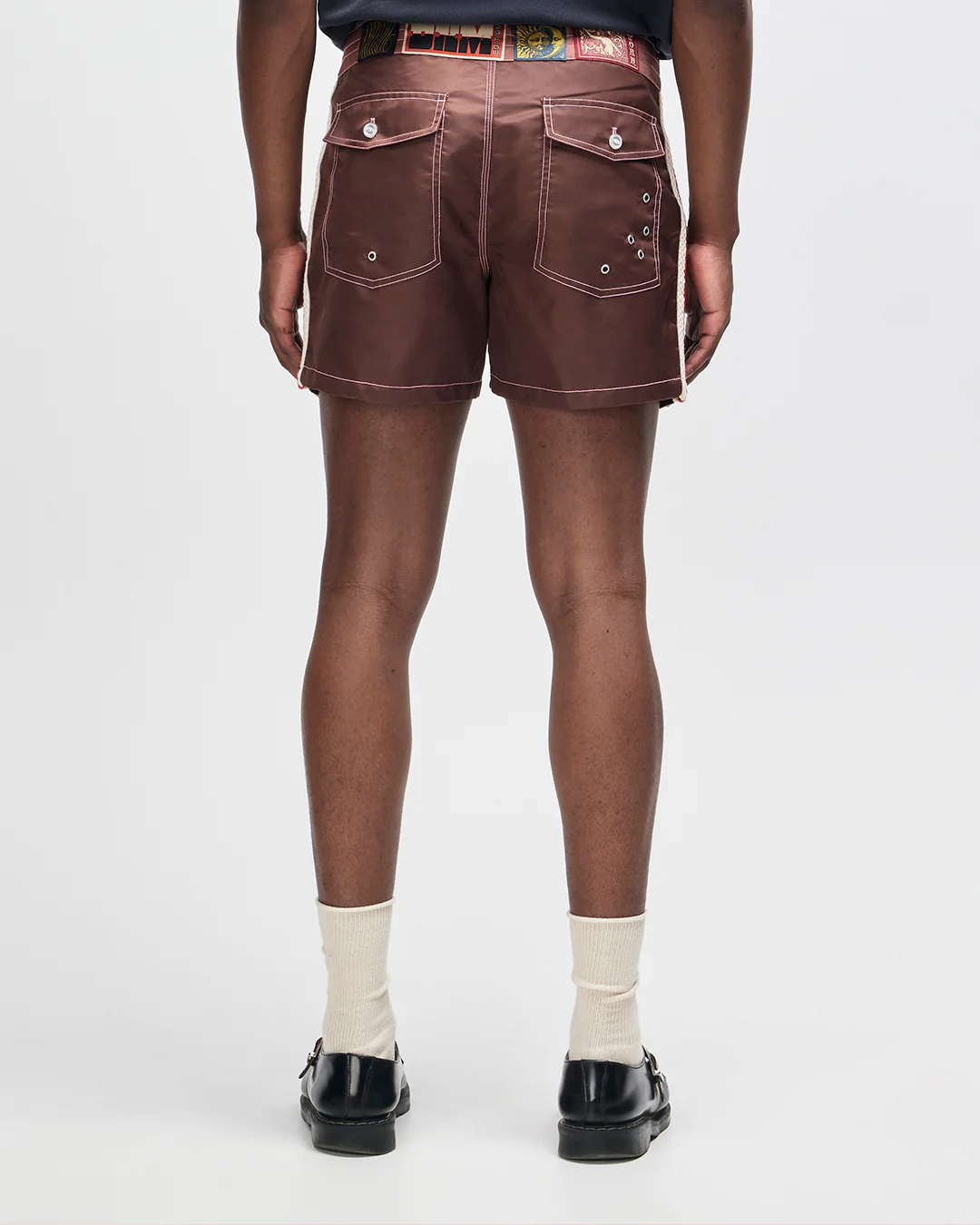 Short Short Boardshort - Ruby Red - Image 2