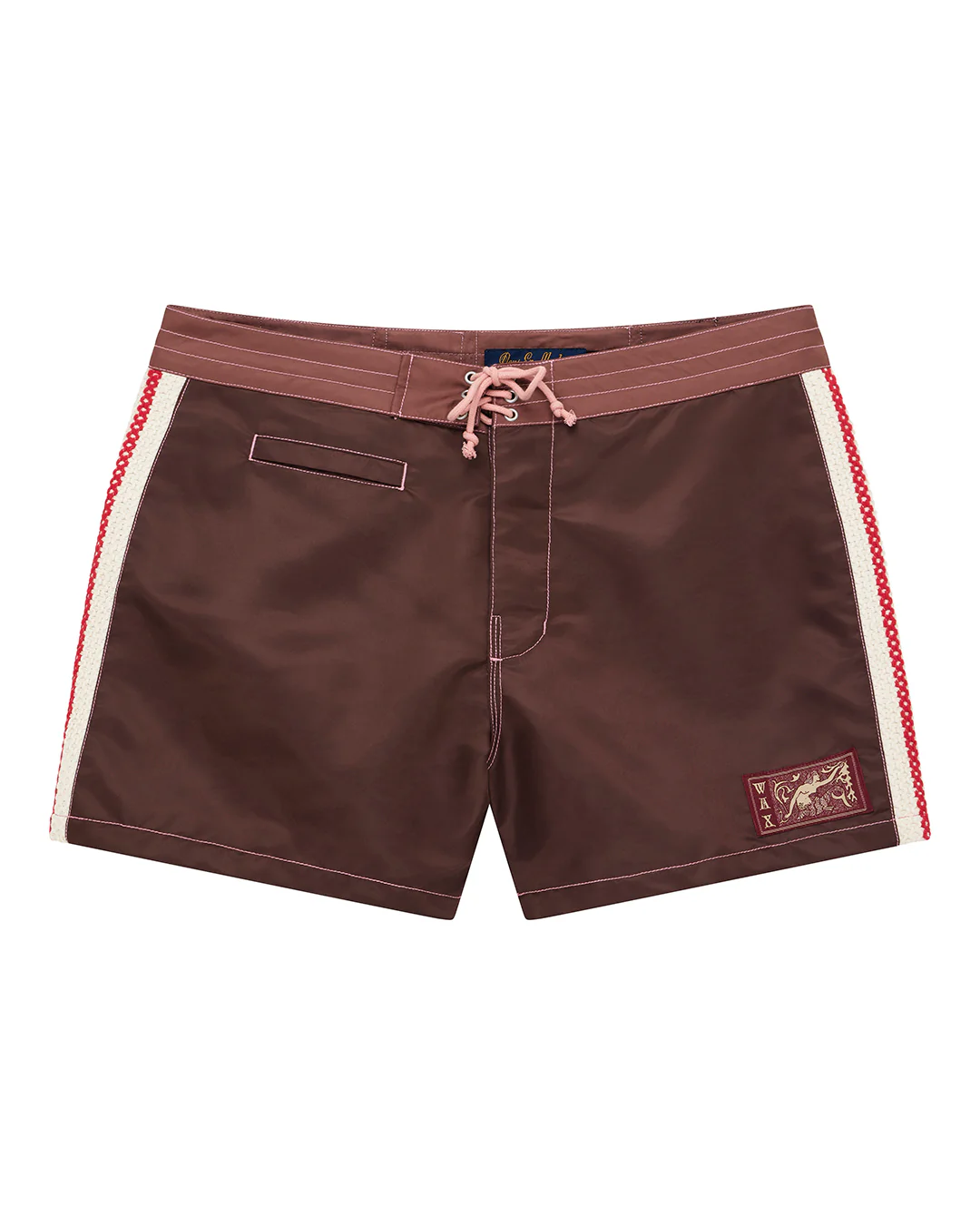 Short Short Boardshort - Ruby Red - Image 3