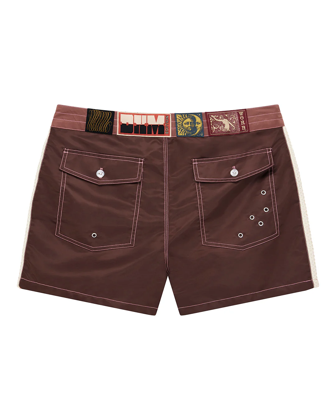 Short Short Boardshort - Ruby Red - Image 4