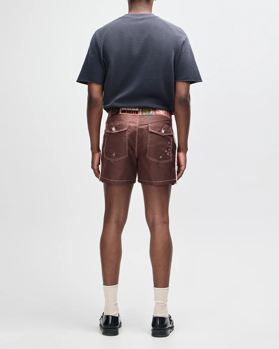 Short Short Boardshort - Ruby Red - Image 7