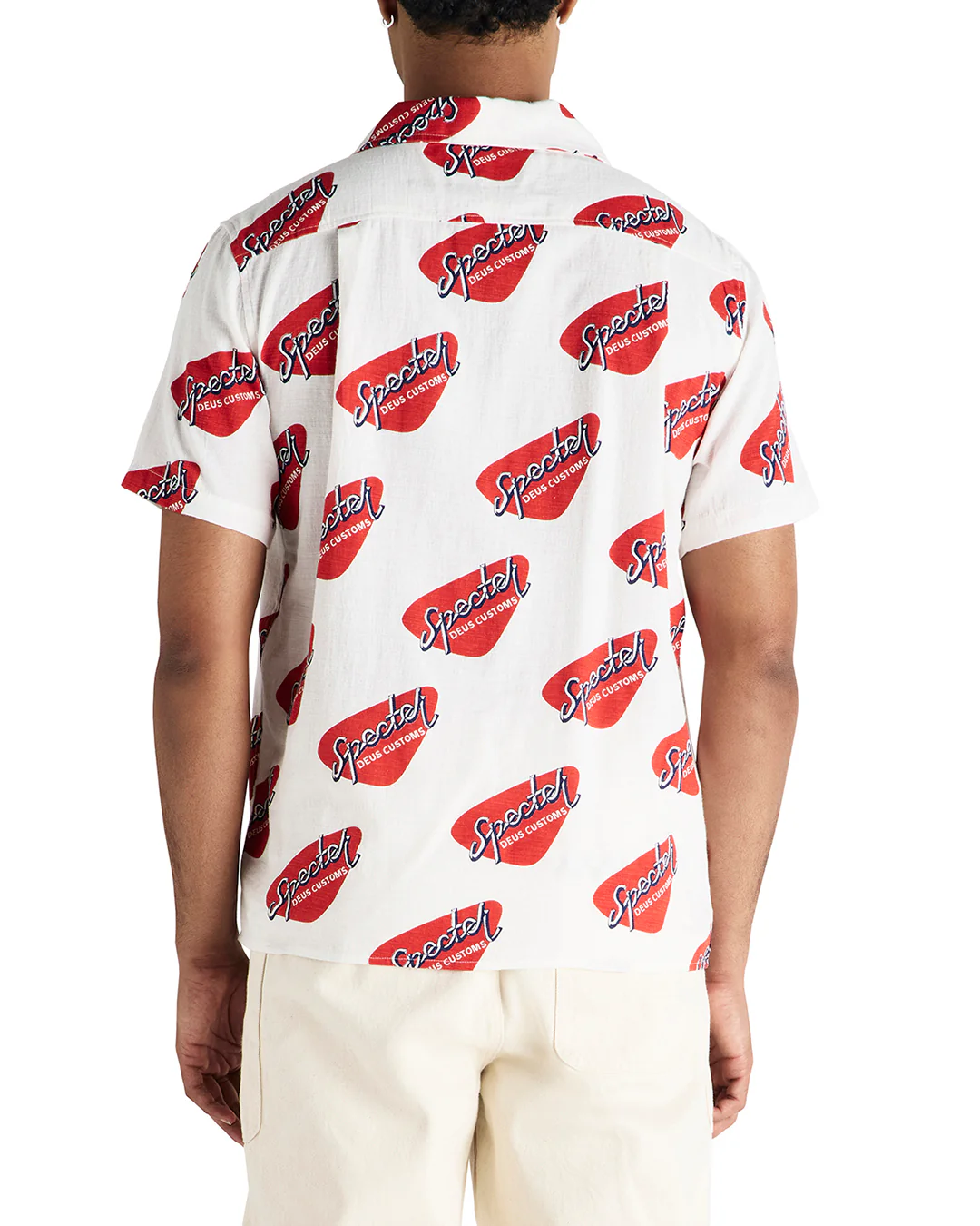 Specter Stamp Ss Shirt - Vintage White - Image 2