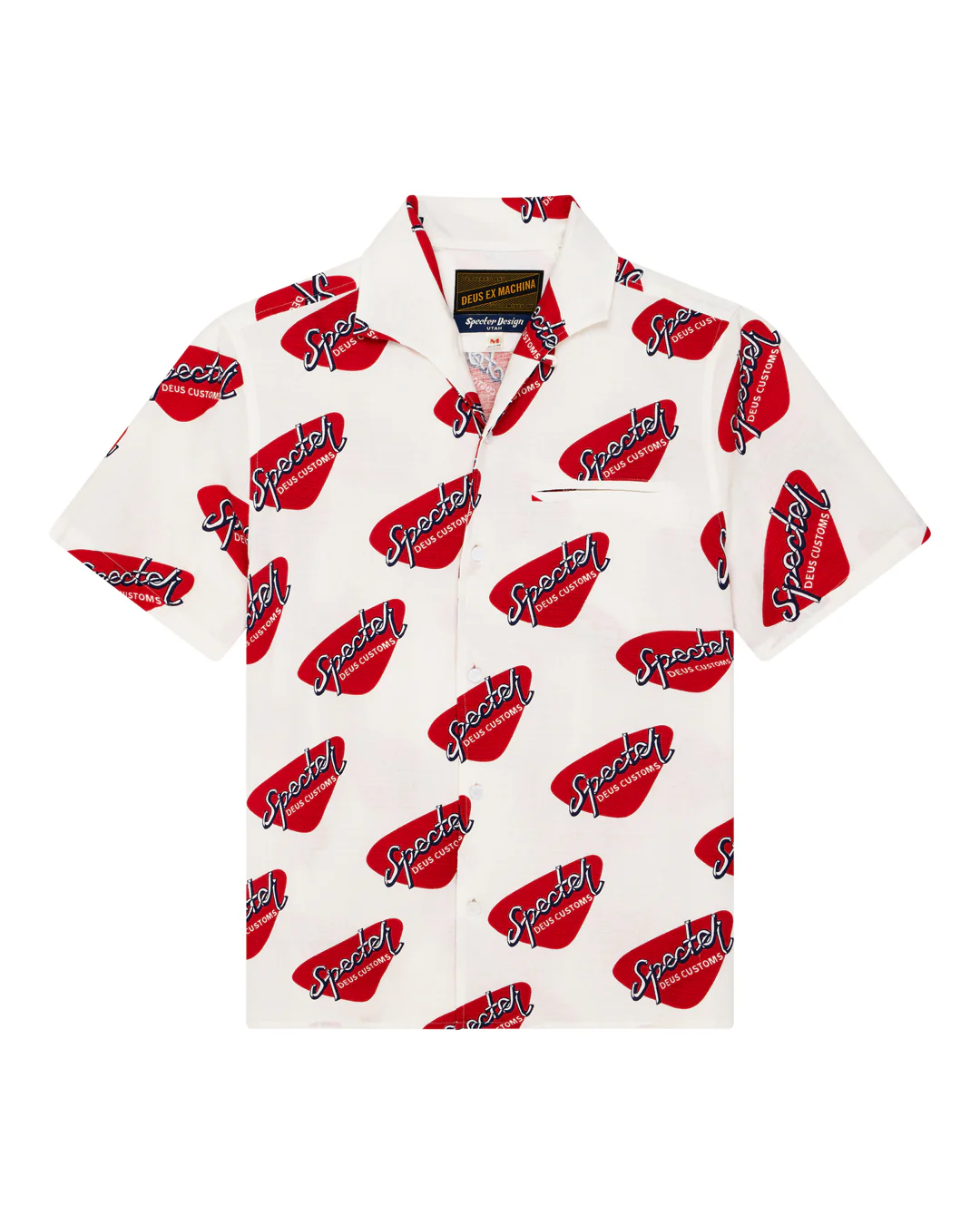 Specter Stamp Ss Shirt - Vintage White - Image 5