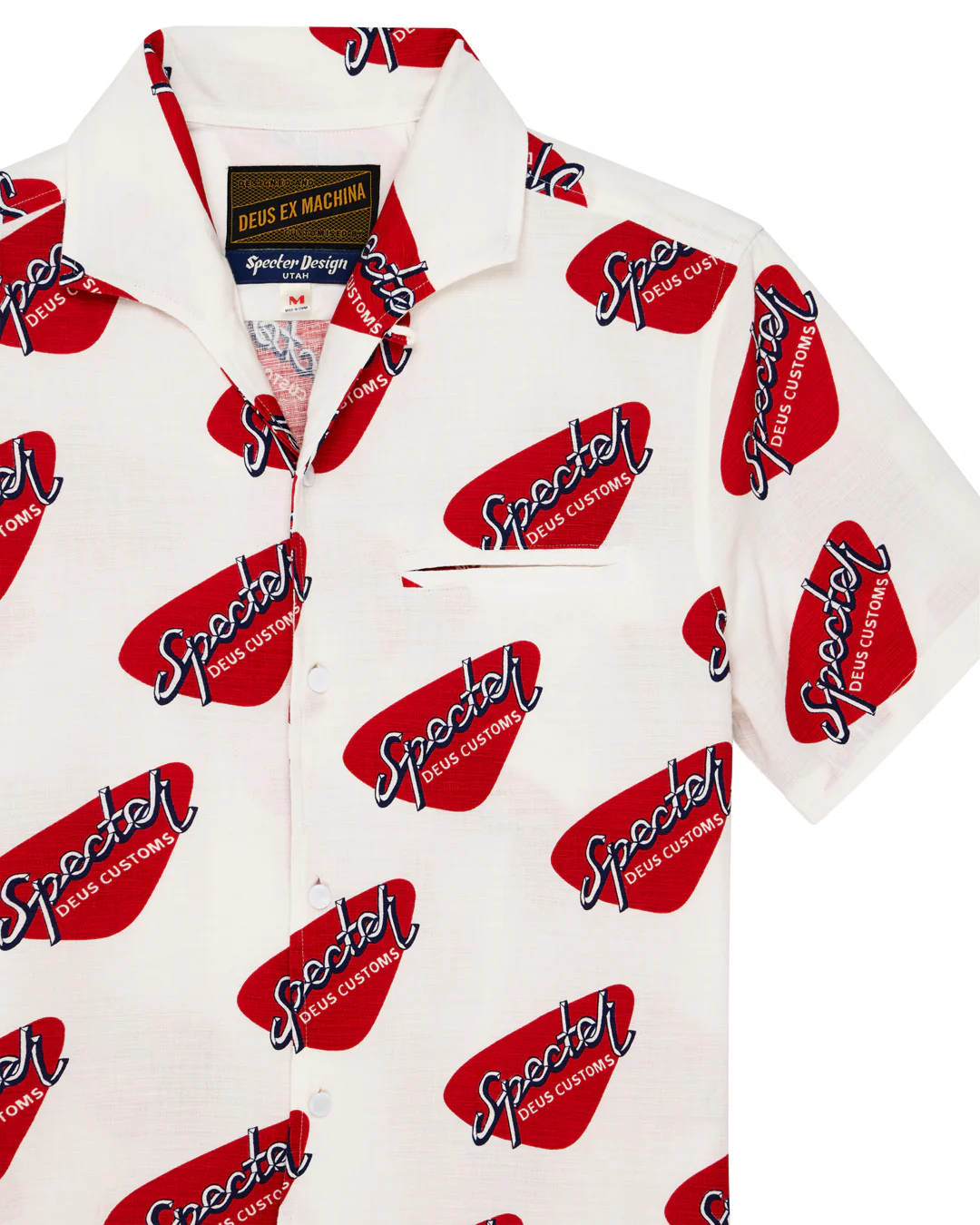 Specter Stamp Ss Shirt - Vintage White - Image 8