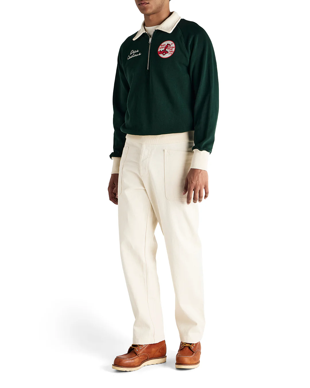Specter Zip Sweat - Racing Green - Image 4